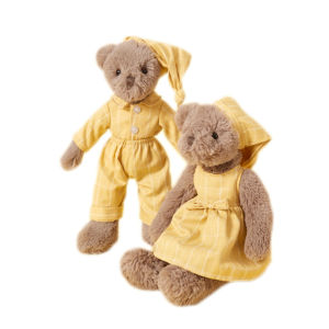 30cm Teddy Bear Baby Toys -Stuffed Animal Plush Bear With Clothes Sleeping Toy Doll Children Birthday Gifts