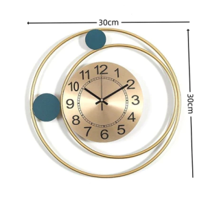 83x48CM silent clock wall clock living room and dining room clock wall clock decoration ginkgo