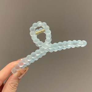 Women Candy Color Hair Clip Frosted Gripping Clip Matte Hair Claws Ladies Hair Clips Crab Hairpins Hairgrip Headwear Hair Accessories