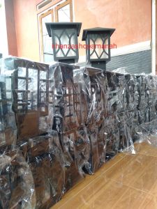 lampu pagar depan rumah tiang pagar luar pilar minimalis bahan tebal kwalitas terbaik pl 002