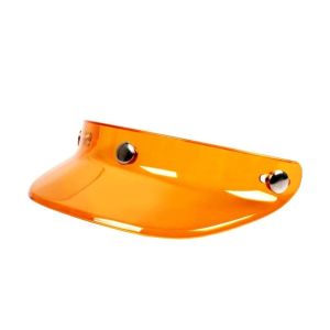CHUN053634 3 Snap-Button Motorcycle Helmet Visor Visor Brim Universal Fit Jet Helmet Visor Fashion Brim Attachment Snap-Button Visor Motorcycle Helmet