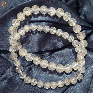 Collection Grade Old Mine Devilish Silver Rutilated Quartz Bracelet