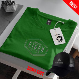 COD bonus TOPI/ Kaos Distro EGR 1985 text SILVER Premium Quality - Baju Kaos Lengan Pendek Pria Wanita Dewasa Remaja Bahan Katun 30s Adem