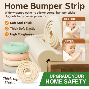 Table Corner Anti-Collision Strip Wide Wrapped Edge No Sticker Corner Bumper Sticker Thickened Anti-Collision Strip