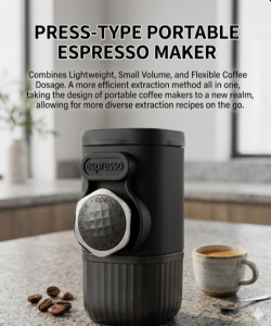 Portable Espresso Maker Hand Press Mini Coffee Machine Lightweight Compact Espresso Machine