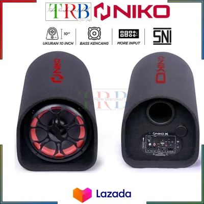 Speaker Niko karpet GL 10 BT bisa sambung ke aki mobil NIKO GL10 - Speaker Tabung 10 inch - Subwoofer Car speaker GL 10 - BluettoohRadioUSB/TFKaraoke AC/DC