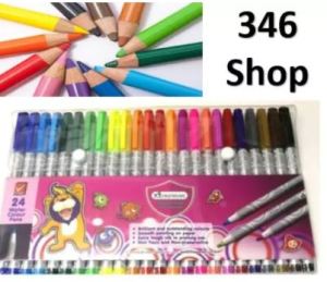 สีน้ำ 24 สี 12 ปากกา Master Art Magic Water Color Pens หัว มาสเตอร์อาร์ท