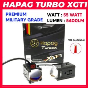 HAPAG TURBO XGT1 55 WATT BLUE LENS LAMPU TEMBAK LASER HAPAG TURBO XGT 1