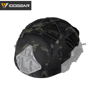 IDOGEAR Tactical Helmet Cover For Wendy Helmet with NVG Battery Pouch M/L Size 3814