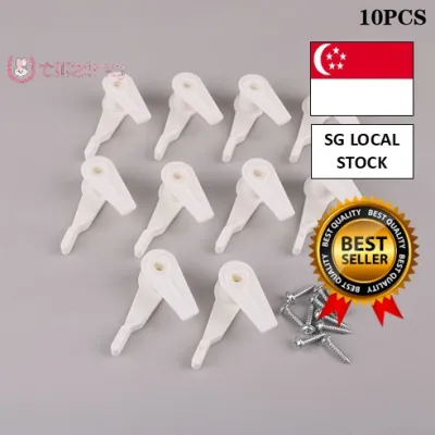 [SG 🚚] Ceiling Light Clip Clamps With Screws Lampshade Fixed Clamp Plastic Buckle For LED Fixture Ceiling Lamp LED Lighg Accessories