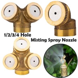 1 Hole Brass Misting Spray Nozzle Pesticide Sprayer Nozzle Agriculture Irrigation System Fits