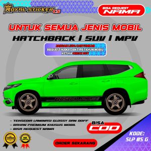 STIKER DECAL MOBIL SIMPLE KEKINIAN PAJERO INNOVA AVANZA AYLA SIGRA - SLP 05