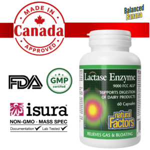 Natural Factors - Lactase Enzyme (60 Capsules)