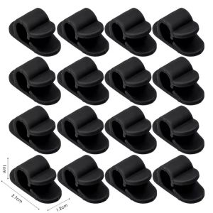 20Pcs Wall String Light Clip Self Adhesive Cable Wire Storage Hook Outdoor Waterproof Hanging Holder Home Office Storage Clamp