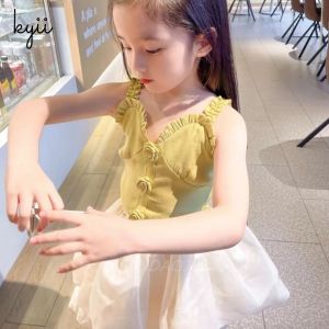 kyiibaby Summer children fashionable cartoon temperament net gauze skirt kybb287