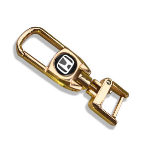 High quality for Honda keychain car motorcycle key holder Fashion Men Women Creative Alloy Metal Keyring Gift Civic City CR-V Jazz Accord Odyssey Brio Mobilio Fit HR-V Pilot Shuttle Legend CR-Z CRX