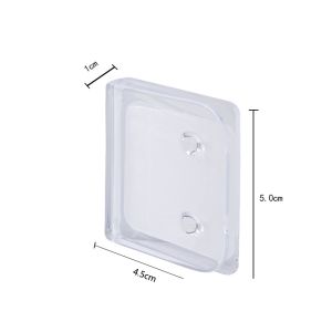 คลิปหนีบผ้าม่าน คลิปยึดม่านอาบน้ํา ติดผนัง ไม่ต้องเจาะรู ป้องกันน้ํากระเซ็น กันลม มีกาวในตัว  อเนกประสงค์