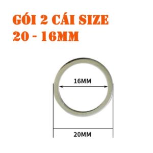 Vòng Giảm Đường Kính Lưỡi Cưa Tròn 16-20/16-22/16-25.4mm 1 Gói 2 Cái Cùng 1 Size Vòng Chuyển Đổi Đĩa Cắt Vòng Đệm Cốt Máy Cắt Máy Mài Góc