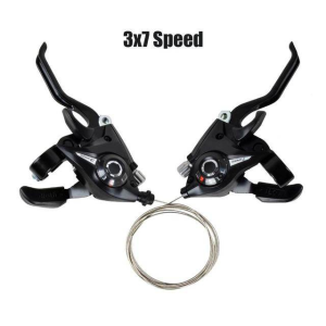 จักรยานเกียร์เบรค EF51-7 3X7 21 Speed Bicycle Bike Left Right Brake Lever Shifter Set ชุดเลื่อนเบรค จักรยานมือจับ