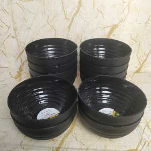 1 LUSIN 12 PCS MANGKUK RAMEN BULAT ULIR 5 INCH MANGKUK SPLASTIK DOP SEBLAK