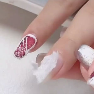 ยาทาเล็บ สีเจลทาเล็บ สีแมงมุม สียืด Spider Line Gel Nail Polish Black White Drawing Wire Gel Spider Web Nail Art Varnish UV Gel Creative Drawing Manicure