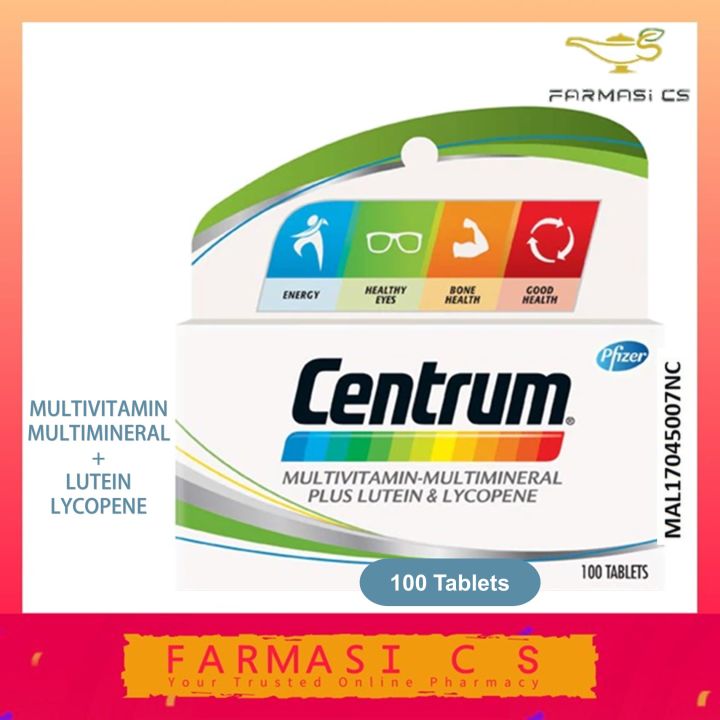 Centrum MultivitaminMultimineral 100 Tablets EXP09/2024