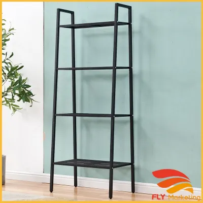 4 Tier 150 x 59cm Shelf Unit Big Rak Buku Carbon Steel Storage Shelves Rack
