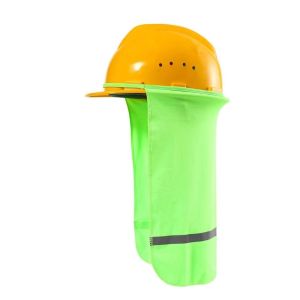 LUXELU Breathable Safety Hat Cap Visor With Reflective Stripe Sun-proof Hard Hat Cover Hard Hat Visor Hard Hat Sun Shade Work Safety Helmet Cap