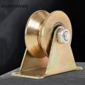 Roda Pagar Roda Pintu Pagar Besi 50 Mm Model U & V Roda Gerbang Pagar Galvanized Sliding Gate Wheel Roda Bubut. 