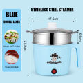 [Malaysia Plug] 1.8L Mini Rice Cooker periuk nasi elektrik kecil	Non Stick Electric Rice Cooker With Steamer Household Dormitory Student For 1-2 person Electric Cooker Cooking Pot Hot Pot 电煮锅. 