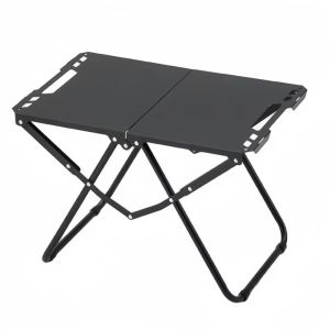 CANICE Quick Open Design Camping Table Waterproof Heavy Duty Foldable Table High Quality Edge Hollowing Portable Table Camping
