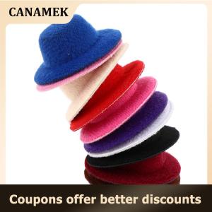 【 CANAMEK 】 5Pcs 1:12 Dollhouse Miniature Hat Mini Dolls Hat Dolls House Accessories