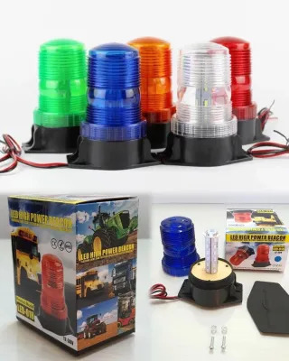 LAMPU STROBO ROTARI FLASH MODEL MINI BULAT 12V - 24V UNIVERSAL
