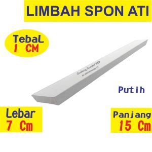 (LIMBAH SPON ATI) BUSA ATI / SPON EVA TEBAL 1 CM UKURAN 7 X 15 CM BENTUK POTONGAN PERSEGI PANJANG