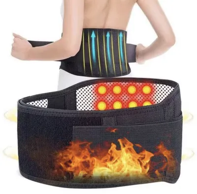 Adjustable Self-heating Magnetic Therapy Waist Belt Lumbar Support Back Waist Support Brace Double Banded Lumbar