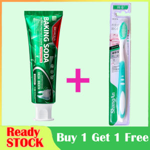 Baking soda toothpaste Teeth whitening toothpaste Gigi Putih Teeth whitening Ubat Gigi ukiwi Probiotic Toothpaste pemutih gigi ubat gigi pemutih tartar remover fresh breath 美白牙膏 Teeth Whitening Toothpaste Pemutih Gigi