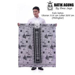 SARUNG KORAN SIZE DEWASA BAHAN KATUN HALUS & TIDAK LUNTUR
