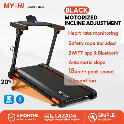 2026NEW MY-HI Electric Heavy Duty Smart Treadmill 18KM/H 25-Level Auto Incline Foldable TB27