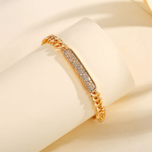 Y553【COD】Fashion Gelang Simple Model Perhiasan Lapis Emas Gelang Wanita Aksesoris Fashion