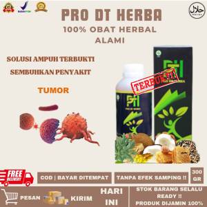 Obat tumor payudara jinak ganas benjolan payudara Rahim otak paling ampuh original herbal alami 300gram Pro Dt Herba