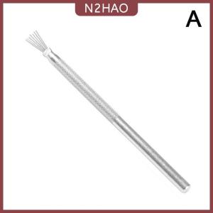 N2HAO 7 Pin Lông Dây Kết Cấu Gốm Sứ Công Cụ Polymer Đất Sét Điêu Khắc Mô Hình Công Cụ Tự Làm Gốm Bàn Chải Đồ Gốm Công Cụ Bánh Phụ Kiện