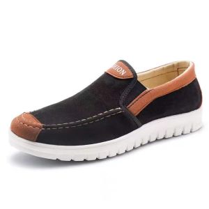 G.S Retro Fashion Casual Mens Slip On Loafers Low Cut Cloth Shoes