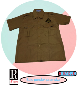 Baju pendek pramuka SD1-6