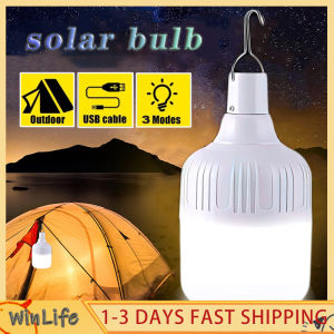 Solar Lights Bulb indoor LED 60W solar bulb light Portable led outdoor Warm lighting