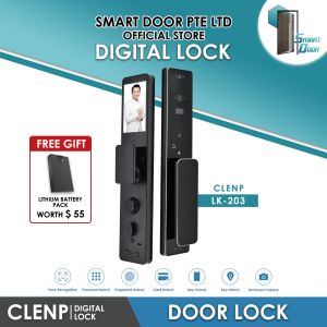 Premium Digital Door Lock with Video Intercom | CLENP LK-203