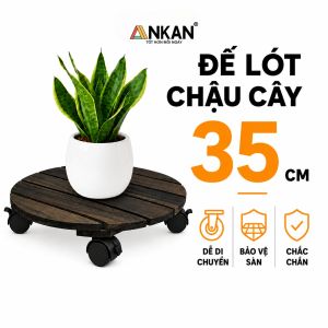 Đế Đôn Chậu Cây Chậu Hoa Đường Kính 35cm Có Bánh Xe Thích Hợp Để Trong Nhà Ngoài Trời Tiện Lợi Di Chuyển
