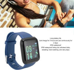 Yoidesu Smart Watch Fitness with Monitor Sleep Sports Modes Activity Step Calorie Counter IP65 for Andriod iOS Women Men (Blue)