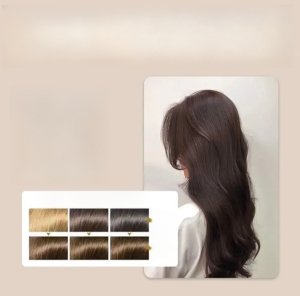 Petal Hair Dye Cream Plant Natural Black Tea Color Washer Plant Bubble Dye At Home Hair Dye Cream Floral Scent Covering Gray Hair植物天然花瓣染发霜