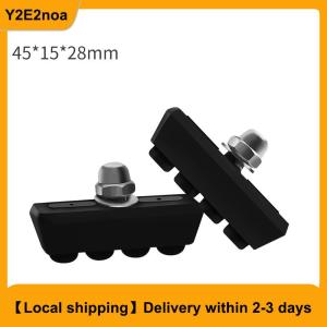 【Local shipping】 Bike Brake Blocks Rubber Cycling Part Tools MTB Mountain Road Bicycle Lightweight V-brake Shoes Pads Bicycle Accessories
