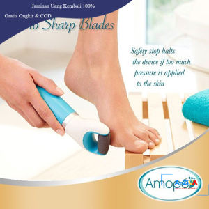 Amope Alat Penghalus Tumit Kaki Elektrik Pedicure Foot Grinder - W404 - White
